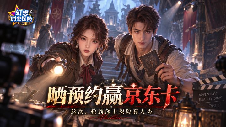 【预约有奖】探险者集合!预约《幻想时空探险》赢京东卡奖励截图