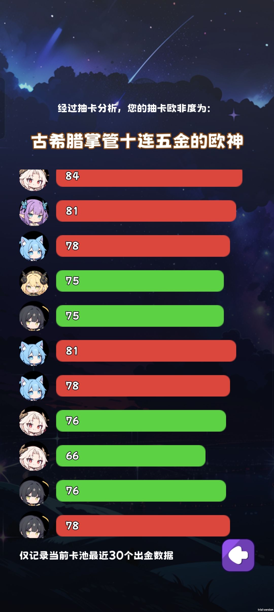 欧气满满 3