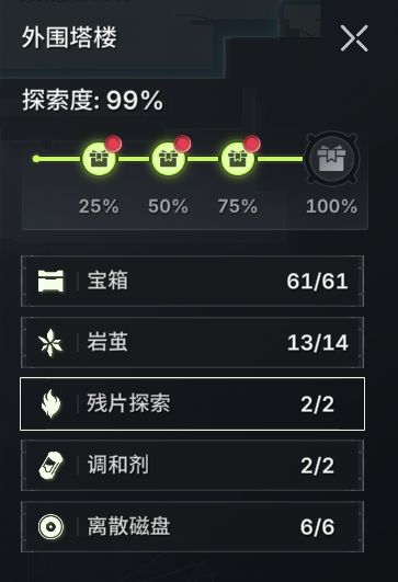 还差最后一个岩茧不见了,算是bug吗 2