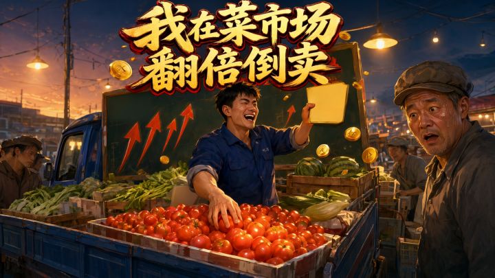 凌晨收菜六点翻牌,一车菜翻倍截图