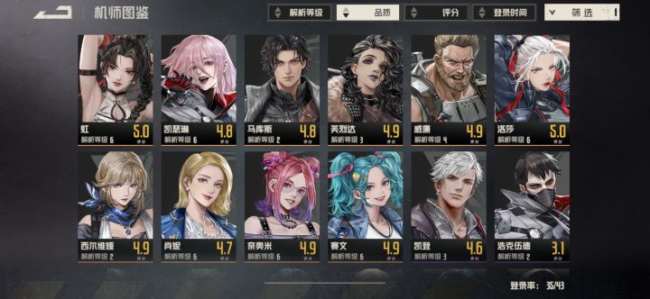 就没感觉哪个角色强,怎么办?截图