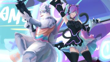 【SS17创作】彩虹电极&极光火花（动态壁纸）