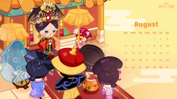 「8月壁纸放送」熹妃出炉