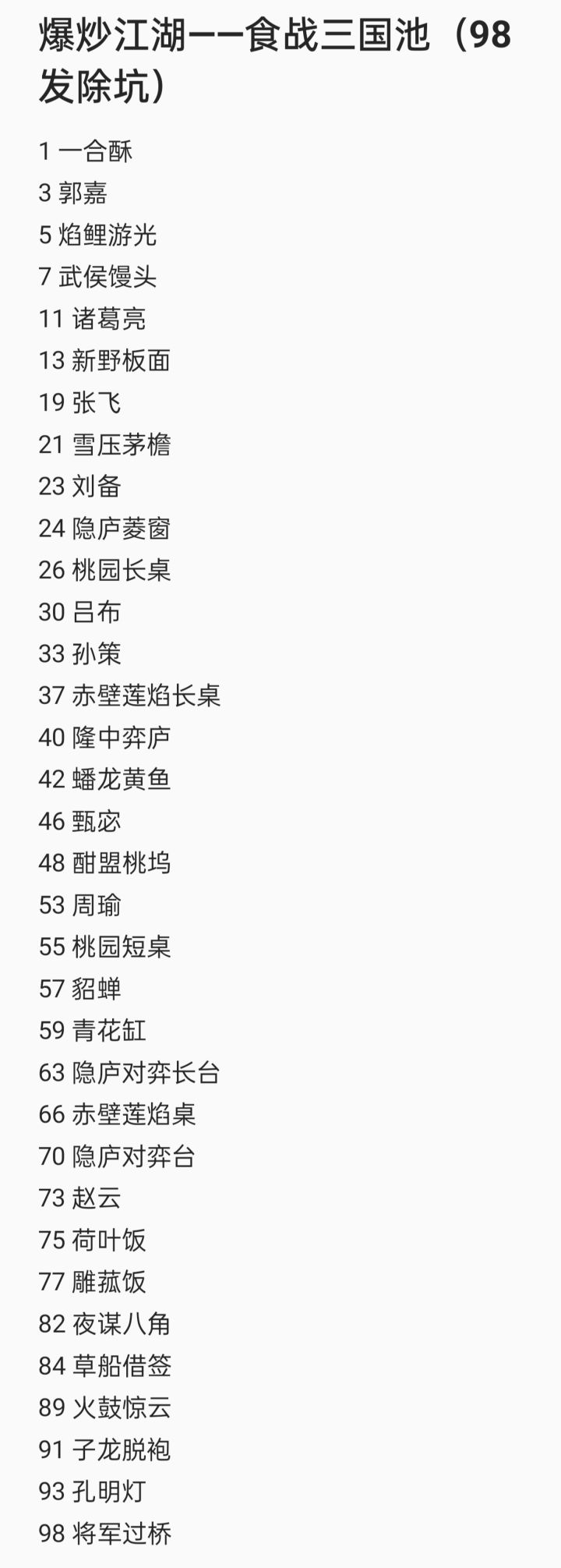三国赤98发除坑截图