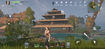 宫殿建筑里的土妹子