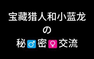 宝藏猎人和小蓝龙の秘♂密♀交流