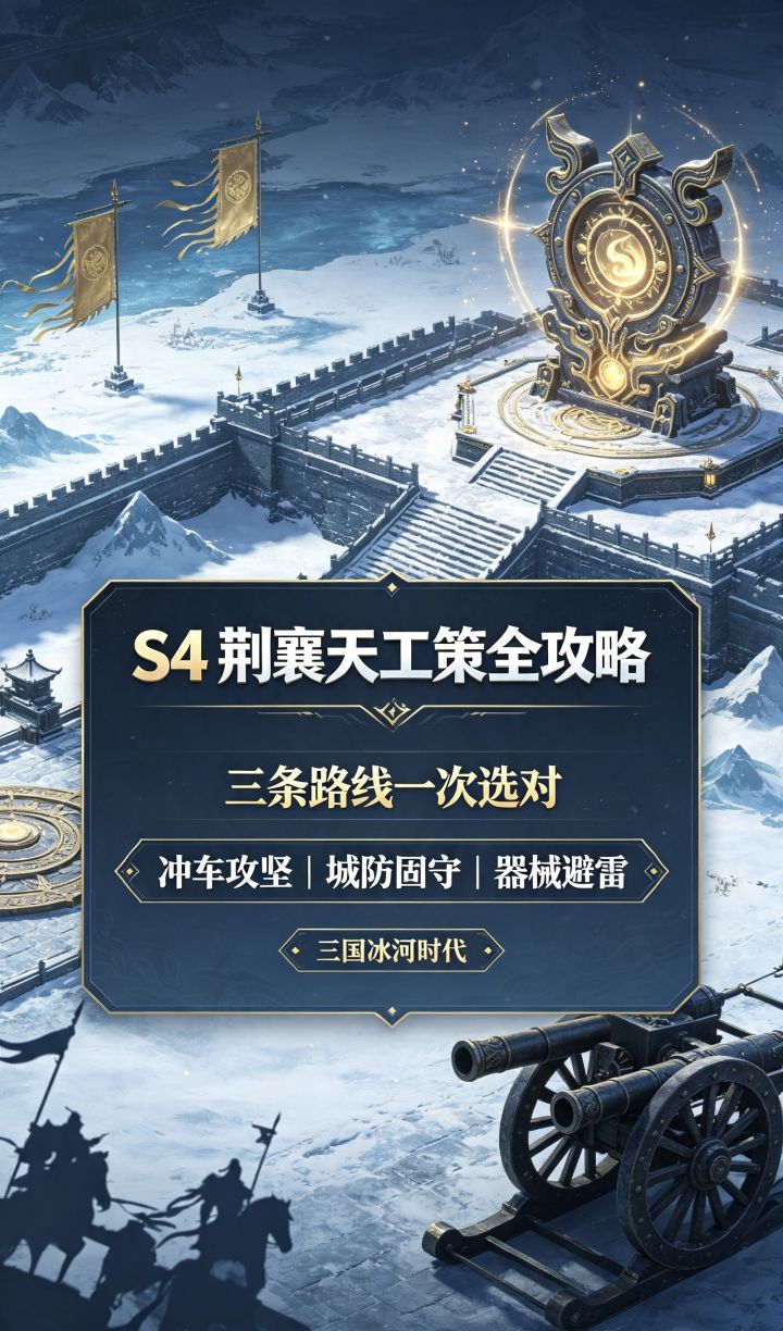 三国冰河时代 S4 荆襄天工策完整保姆级攻略截图