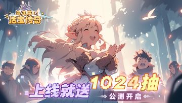 公测狂欢开启！放置领奖，钻石无限，1024抽等你畅享！