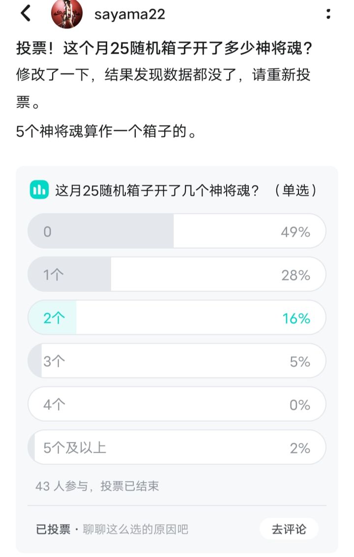 随机箱子投票结果出来了截图