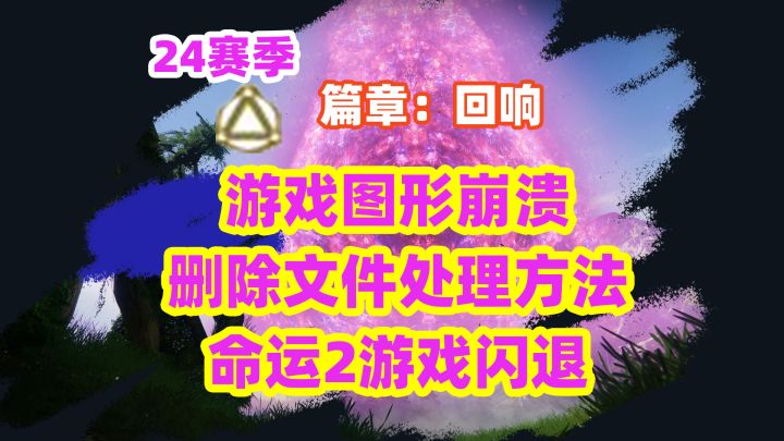 《命运2》游戏图形崩溃,删除文件处理方法,命运2游戏闪退截图