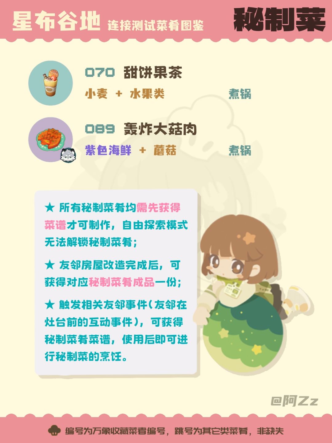 💝星布谷地｜菜肴全收集 · 友邻秘制菜篇 3