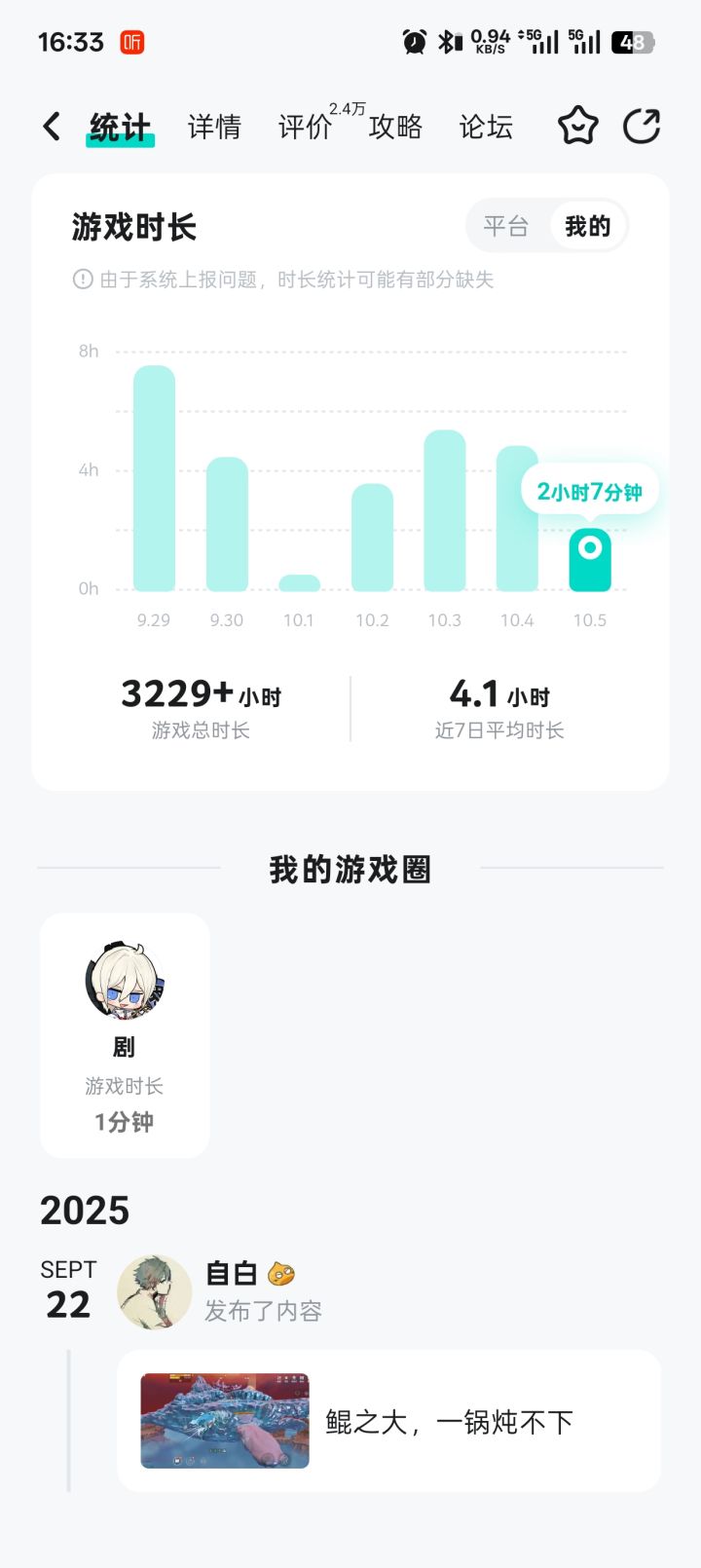 现在看来，我真牛逼[表情_斜眼笑]
虽然在游戏里还是个菜鸟截图