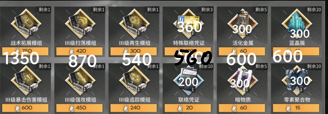 银河境界线1.2版本活动商店搬空需要多少体力 3