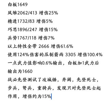 【测试】攻城器械tag对伤害的影响