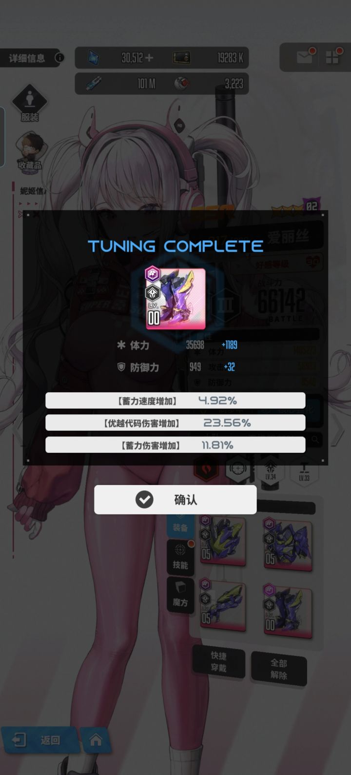 终于集齐爱丽丝的T10装备啦截图