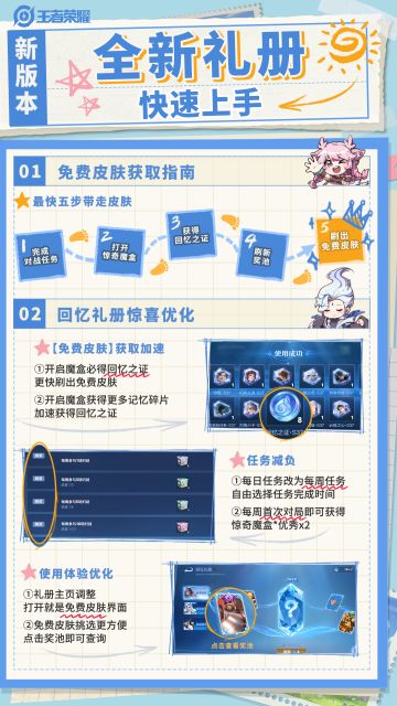 新赛季全新礼册快速上手！轻轻松松带走免费皮肤！