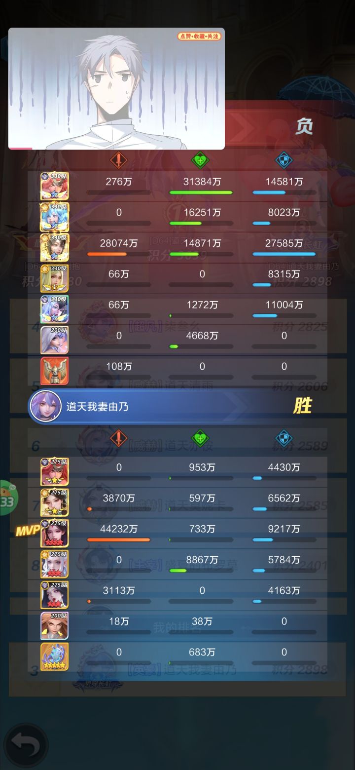 洛水【苟命】莫邪【输出】截图