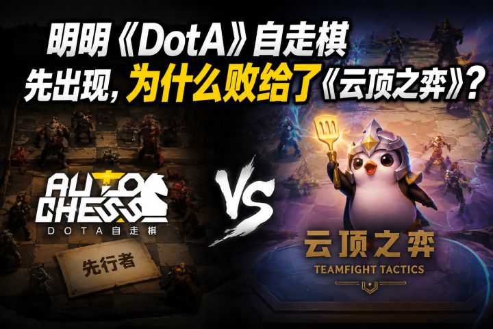 明明《DotA》自走棋先出现,为什么败给了《云顶之弈》截图