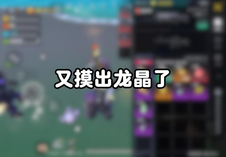 又摸出龙晶了截图