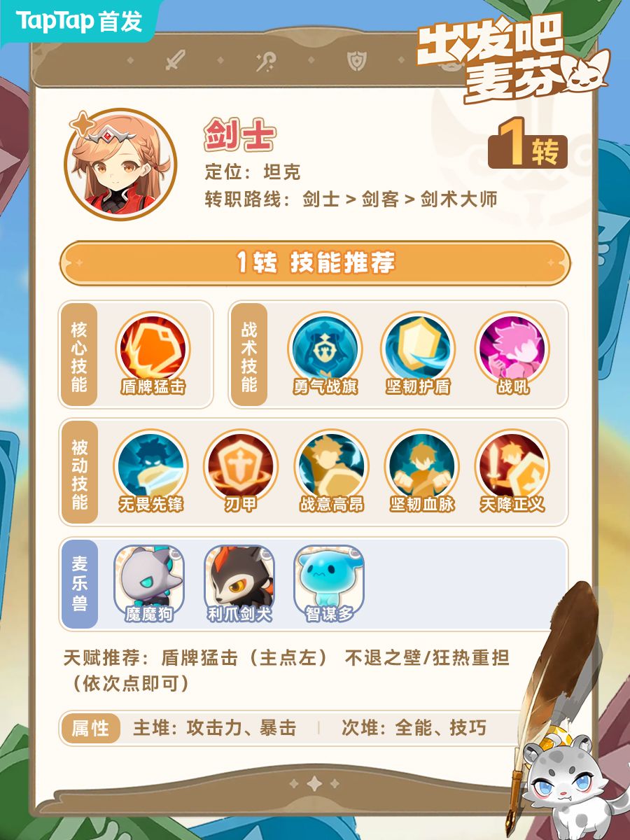【出发吧麦芬】剑士入坑指南 3