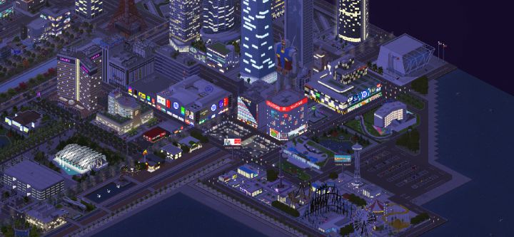 内湾夜景截图