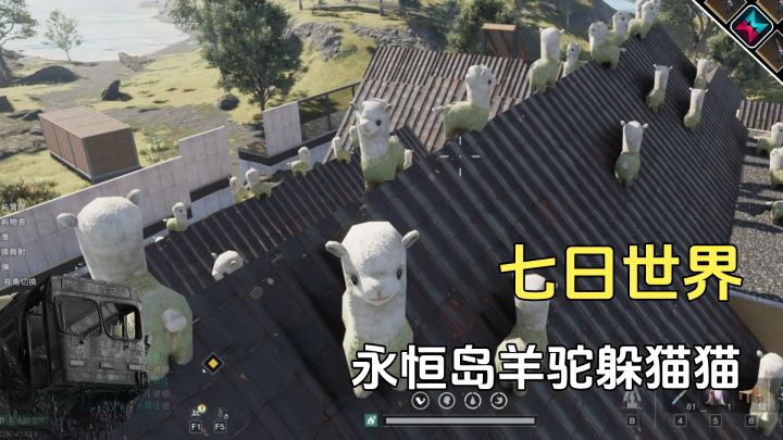 七日世界躲猫猫玩法,变身羊驼玩偶,双猎人也找不到截图