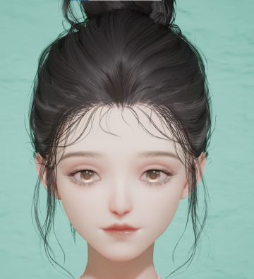 脸部数据3(外国少女)