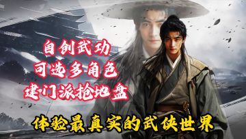 开局可选多角色，建门派抢地盘，还能自创武功，这游戏路子太野！