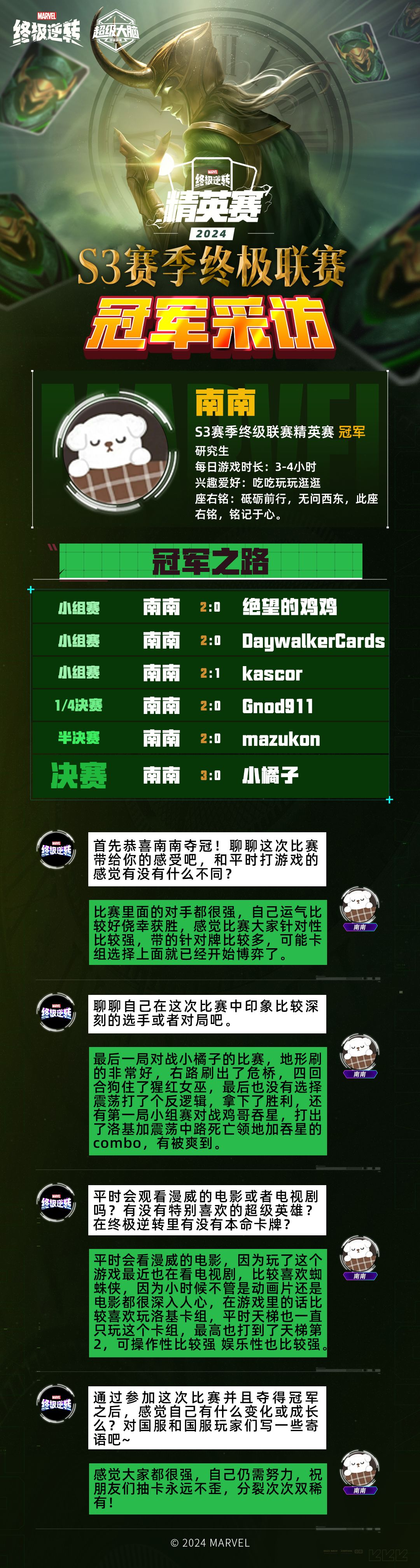 精英赛冠军采访&冠军卡组——南南 2