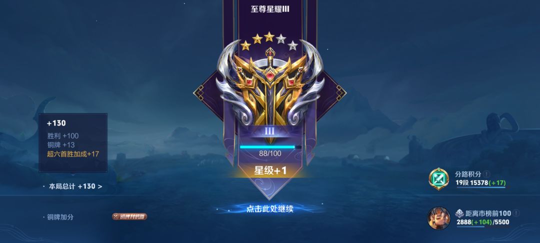 星耀30胜了，我要爽飞了。 2