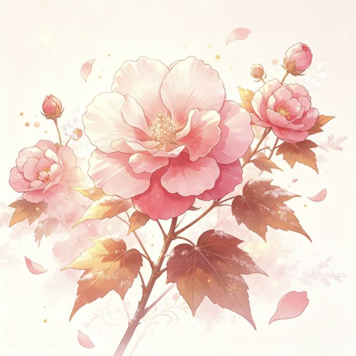 木芙蓉：一树三朝色，清姿独拒霜截图