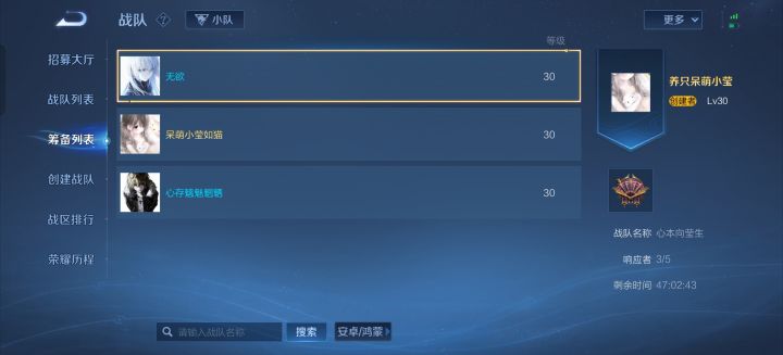 战队截图