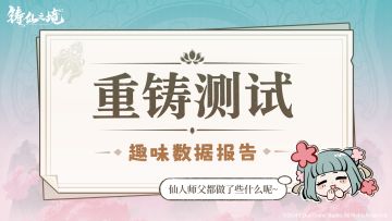 重铸测试圆满结束 | 趣味数据报告 呈上~