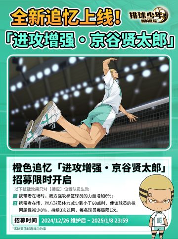 全新限定追忆招募预告 | 京谷贤太郎