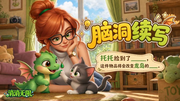 脑洞整活,托托捡到大宝贝了!截图