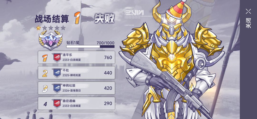 个人战场,衡量个人能力的战场 1