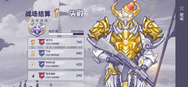 个人战场,衡量个人能力的战场截图