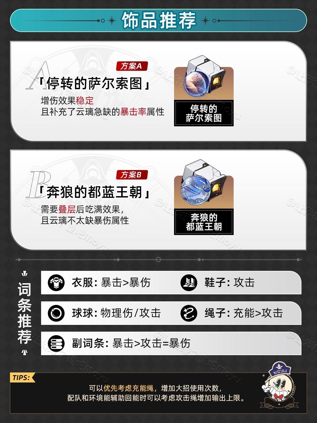 『云璃』角色培养、遗器、光锥详细攻略如图 5