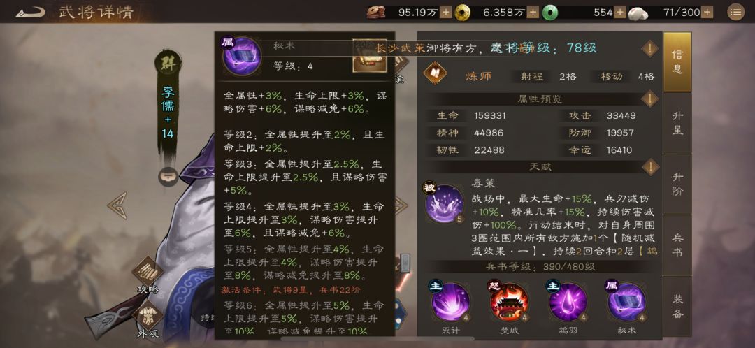 那些是否值得优先培养的稀有---李儒 5