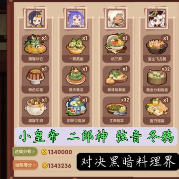 对决黑暗料理界，作业