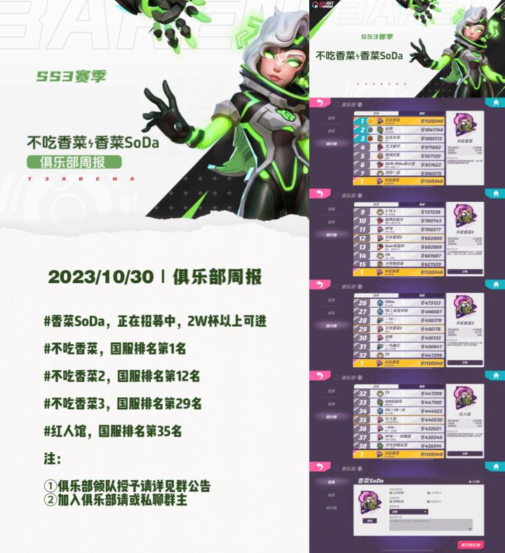 〈不吃香菜〉俱乐部欢迎所有的T3的玩家截图