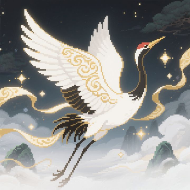 云端仙鹤截图