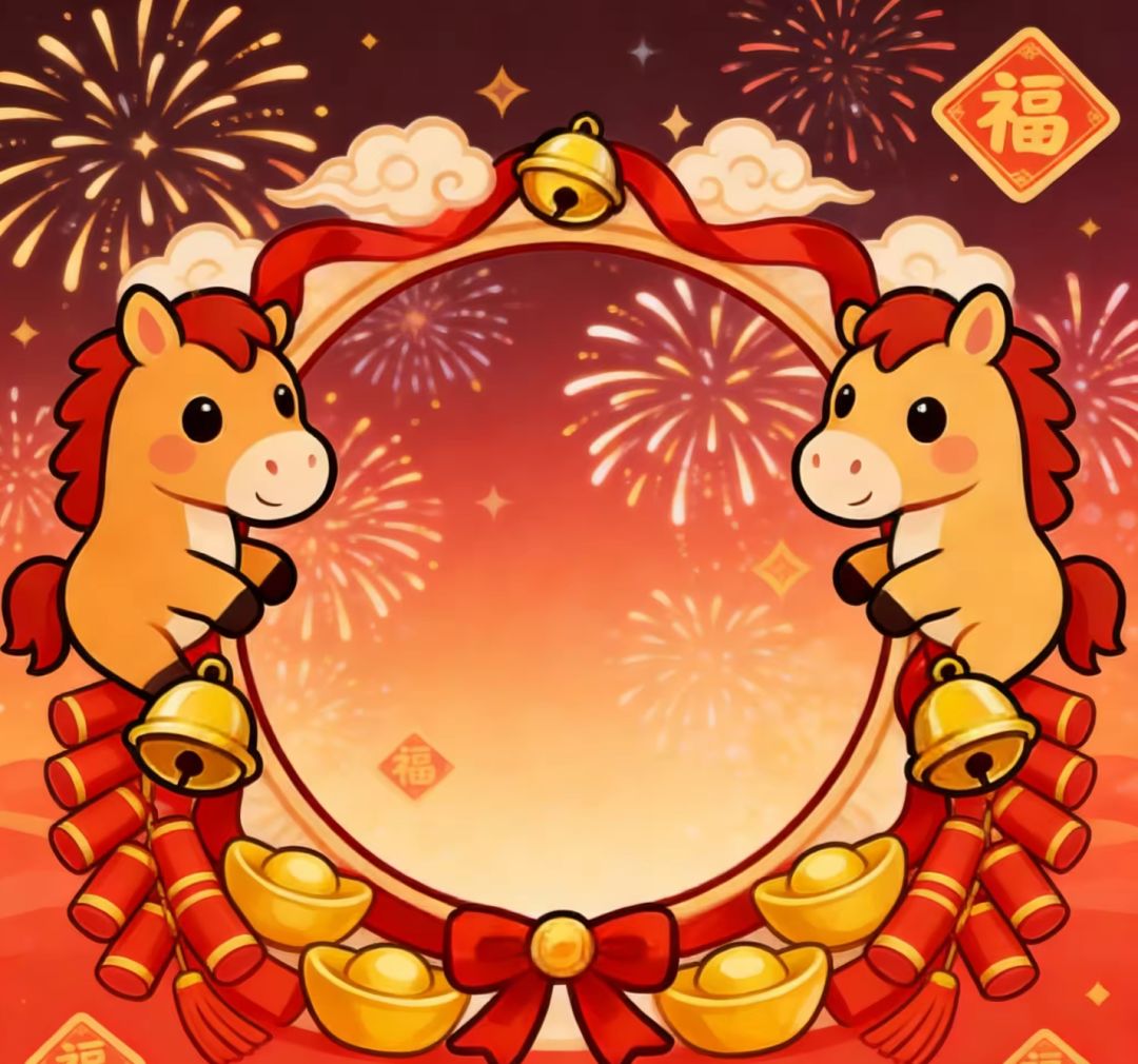 #新春"框"不住、马跃新春•中式团圆框 1