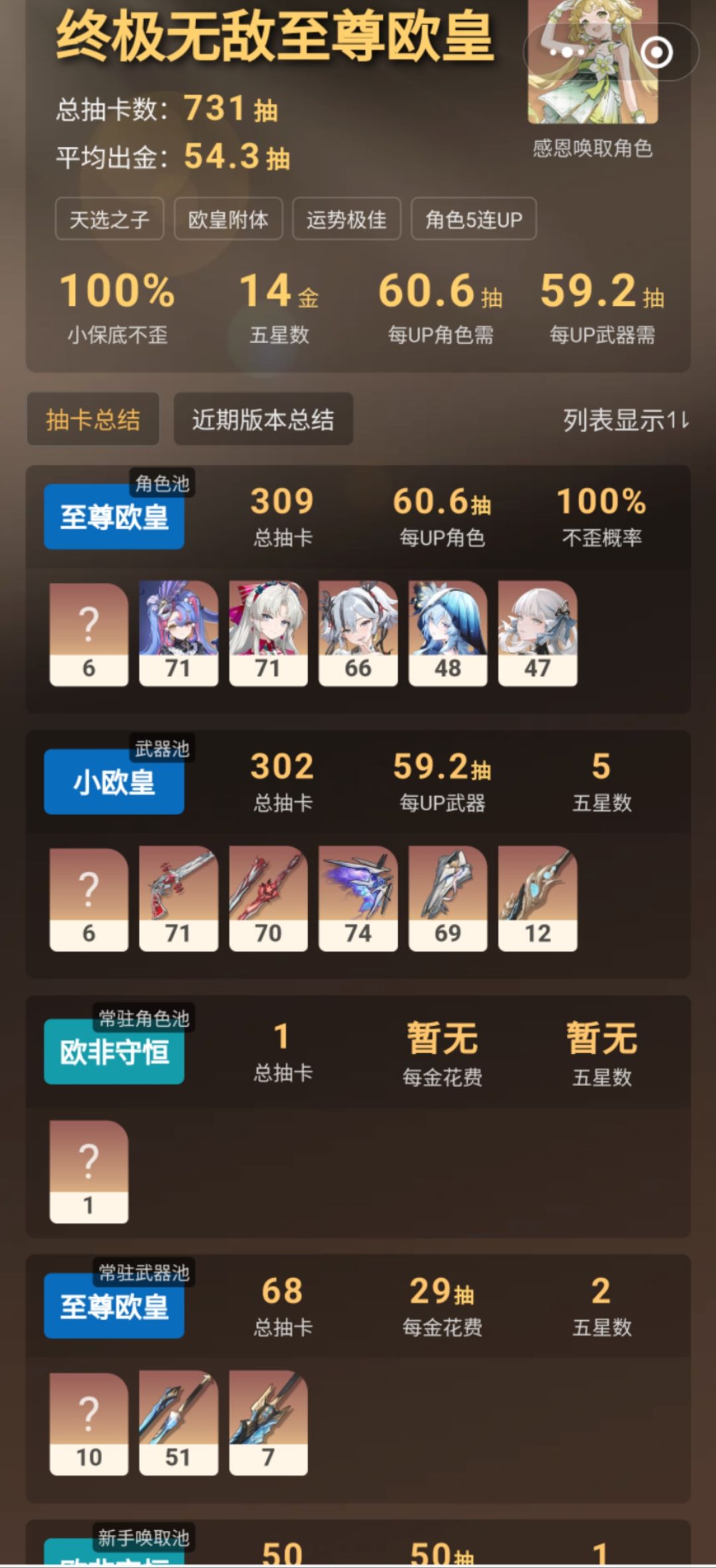0氪平民抽不抽菲比呢 1