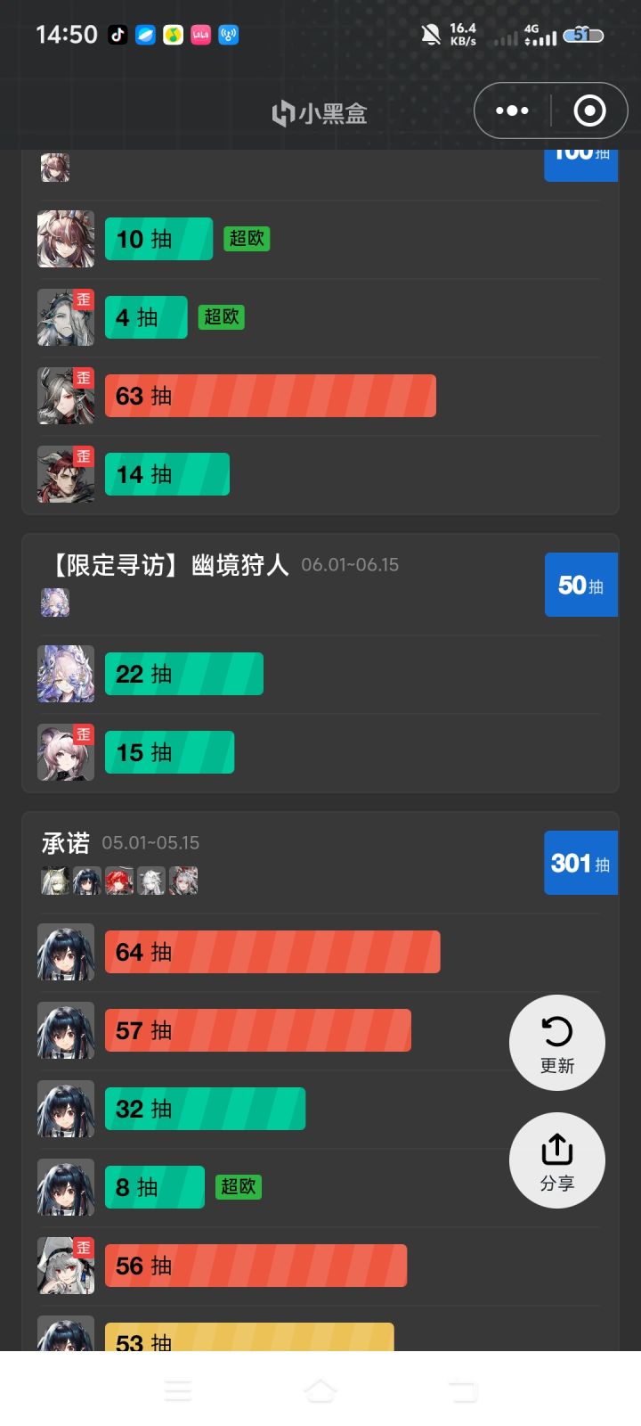 被周年庆榨干后砸锅卖铁凑限定😰截图