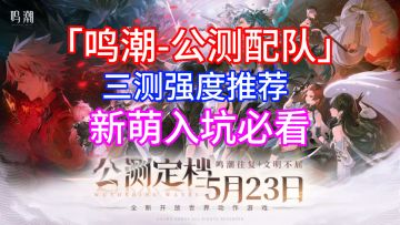 【鸣潮】新萌配队推荐~总有一款适合你！入坑必看！