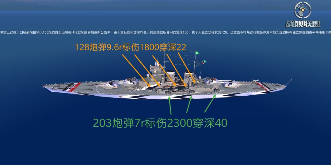 德系线战列7至10级副炮数据存档(24.9.24) 2