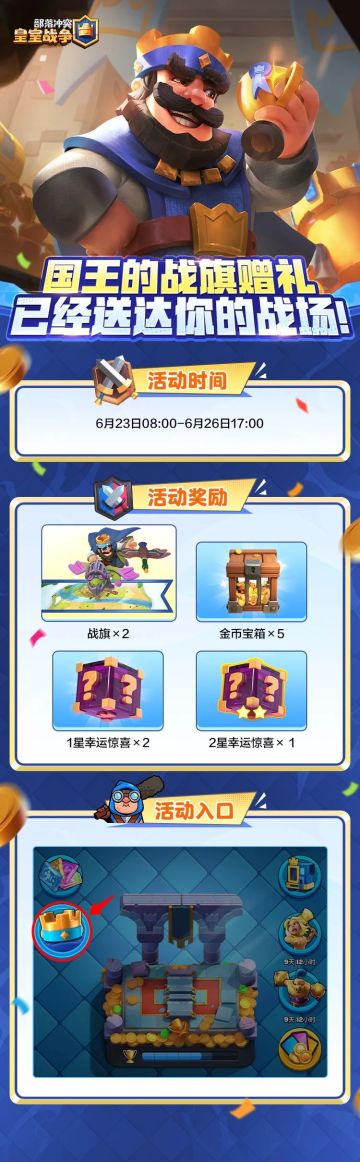 国王的战旗赠礼，已经送达你的战场