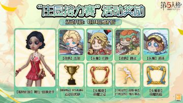 “庄园接力赛”复刻活动将于9月14日维护后开启，访客们参与活动，完成指定任务即可获得【独特时装】舞女-体操选手、【随身物品】求生者通用-运动会奖杯、【个性动作】佣兵-拳击、【个性动作】前锋-拳击、活动头像框、头像和涂鸦等丰富奖励~
一起运动起来吧！
#庄园接力赛##第五人格#