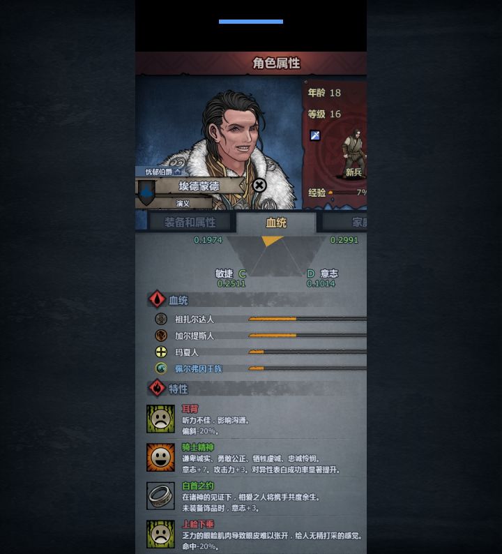 这个忧郁伯爵一点也不衰截图
